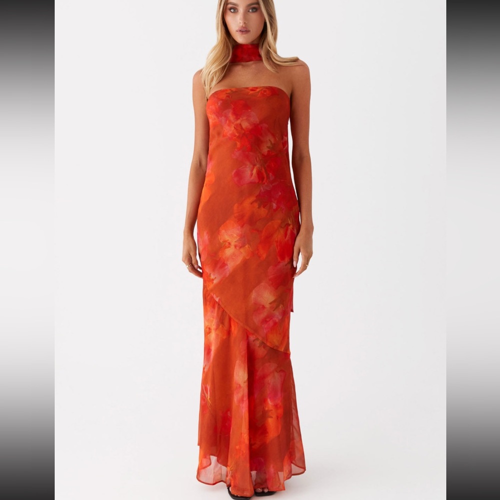 Peppermayo Under the Pagoda Dress - Amber